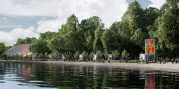 Festivalparken Huvilanranta introducerar ny arkitektur och delikatesser i Hagnäs